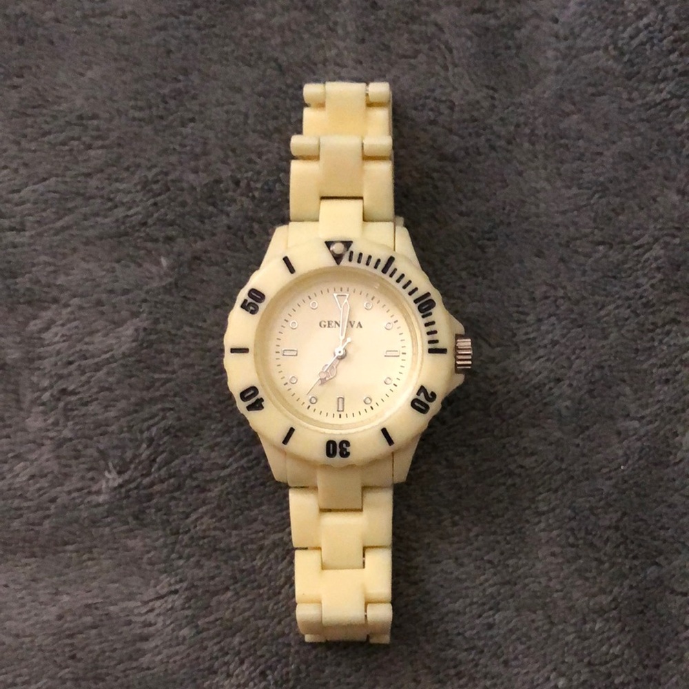 Geneva Cream Watch